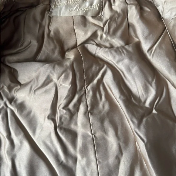 Vintage 1950s Marshall field & Company RARE sapphire mink fur coat cape - Picture 6 of 11